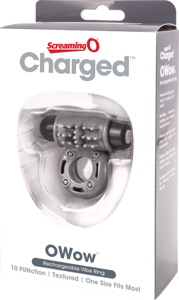 O Wow Ring Rechargeable Vibrating Cock Ring with 10 Vibration Functions SEBS Material > Cock Ring > Vibrating