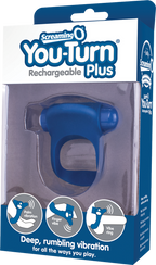 Charged You-Turn Plus – Rechargeable Silicone Vibrating Cock Ring > Cock Ring > Vibrating