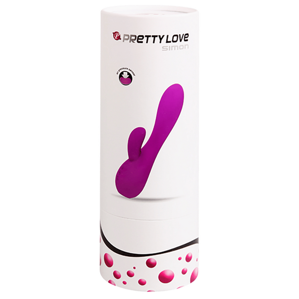 Simon 7 Inch Vibrating Body Safe Silicone Massager Purple > Vibrators > Ladies > Rabbit
