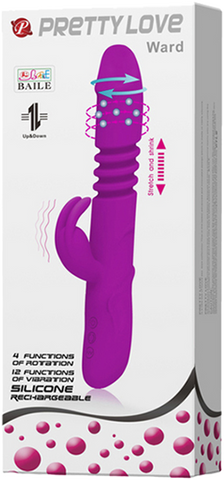 Ward Rechargeable Vibrator > Vibrators > Ladies > Rabbit Multi