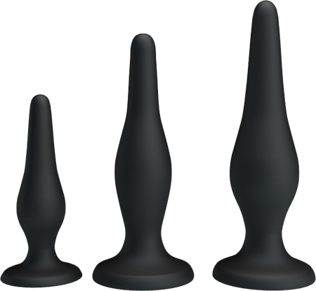 Beginner's Mini Anal Kit – Three Sizes Butt Plug Set for Beginners > Anal Range > Butt Plug Kits