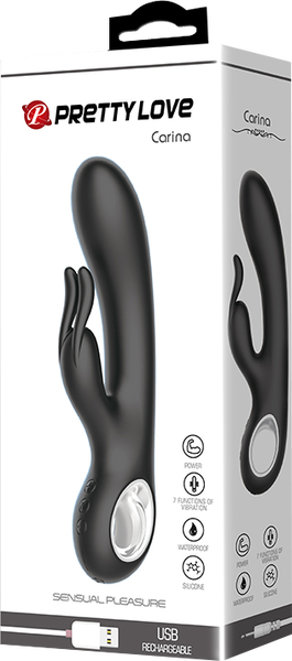 Carina - Rechargeable Bunny Clit Stimulation Vibrator > Vibrators > Ladies > Clitoral Vibrators and Stimulators