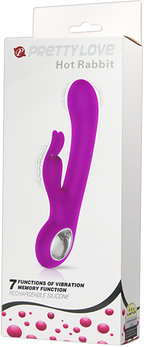Rechargeable Hot Rabbit – Waterproof Silicone 7 Function Rechargeable Vibrator > Vibrators > Ladies > Rabbit