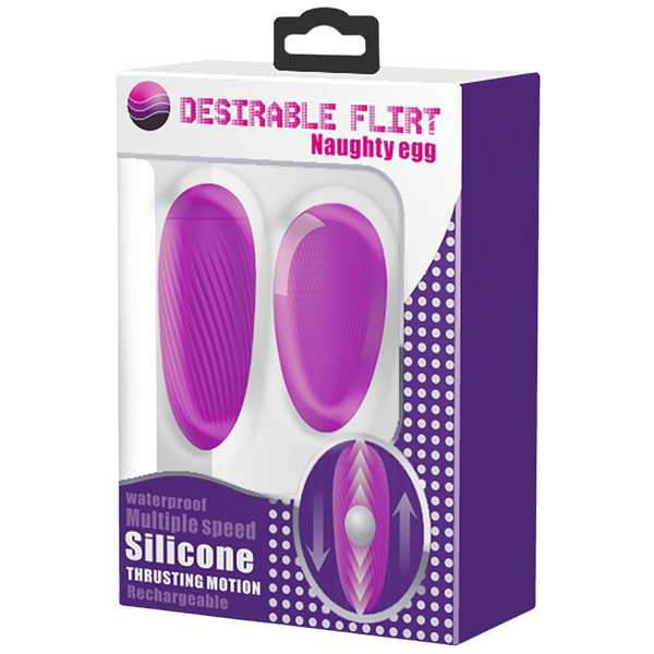 Silicone Naughty Egg – Remote-Controlled Wired Vibrating Egg > Sex Toys For Ladies > Vibrating Eggs