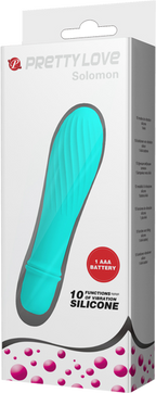 Solomon Mini Vibrator – Silicone Small Vibrator with Swirl Tip > Vibrators > Mini Vibrators
