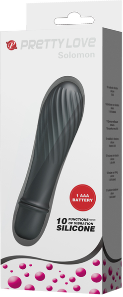 Solomon Mini Vibrator – Silicone Small Vibrator with Swirl Tip > Vibrators > Mini Vibrators