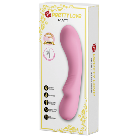 Matt – Rechargeable Soft Silicone Vibrator with 12 Vibration Functions and Smart Memory > Vibrators > Standard Vibrators