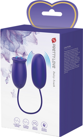 Daisy Licking & Vibrating Combination (Purple) > Vibrators > Ladies > Clitoral Vibrators and Stimulators