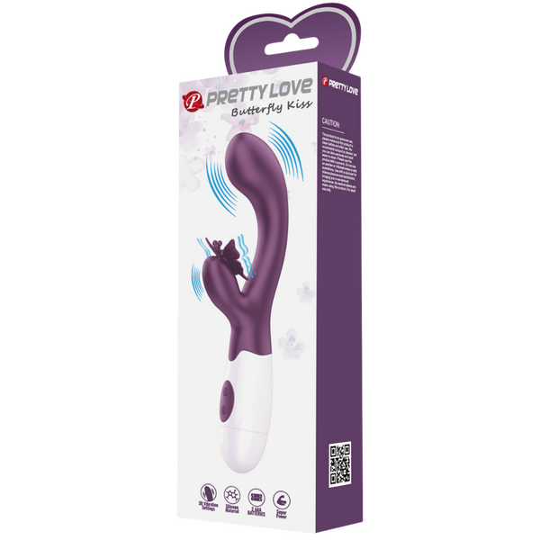Pretty Love Butterfly Kiss – Vibrator With Clitoral Stimulation Arm > Vibrators > Ladies > Rabbit