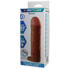 Bunion 6.5 Inch Cock Sleeve – Stretchy TPR Penis Sheath with Ball Ring > Sex Toys For Men > Penis Sleeves