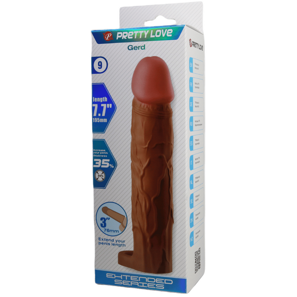 Gerd 7.7 Inch Penis Sleeve – Realistic Extension Sleeve > Sex Toys For Men > Penis Sleeves