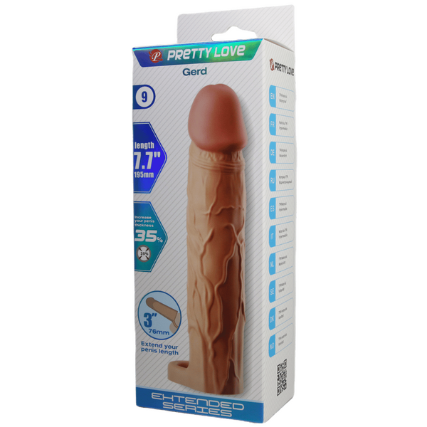 Gerd 7.7 Inch Penis Sleeve – Realistic Extension Sleeve > Sex Toys For Men > Penis Sleeves