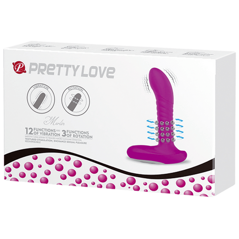 Rechargeable Merlin – Silicone Vibrator with 12 Vibration and 3 Rotation Functions > Anal Range > Anal Probes