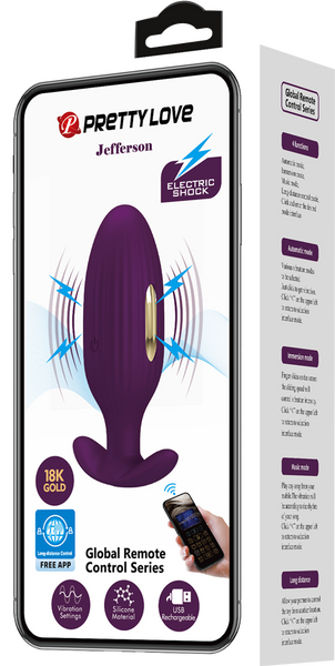 App Control Jefferson – App-Controlled E-Stim Butt Plug E-STIM TOYS