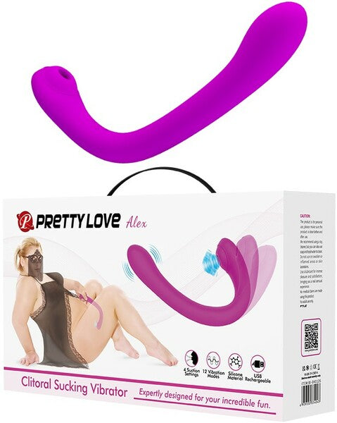 Rechargeable Alex (Purple) – Dual-Action Clitoral Sucking Vibrator with G-Spot Stimulator > Vibrators > Ladies > Clitoral Vibrators and Stimulators