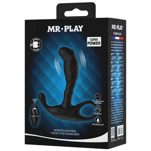 Remote Control Prostate Massager (Black) > Anal Range > Prostate Plugs
