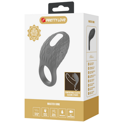 Helious Silicone 7 Function Rechargeable Vibrating Cock Ring > Cock Ring > Vibrating