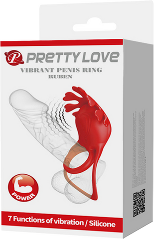 Pretty Love Ruben – Rechargeable 7 Function Vibrating Cock Ring > Sex Toys > Couples Toys