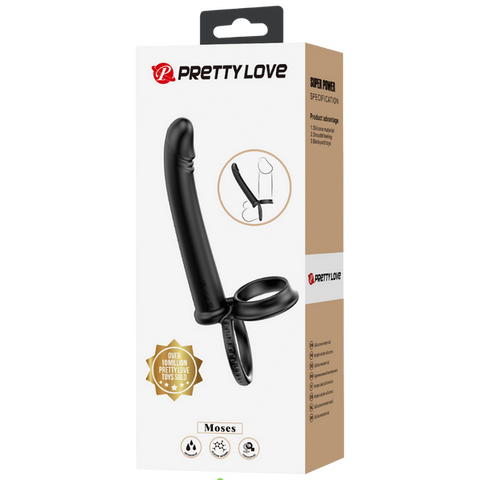 Moses Anal Probe – Silicone Dual Ring Cock and Ball Ring Dildo > Anal Range > Anal Probes