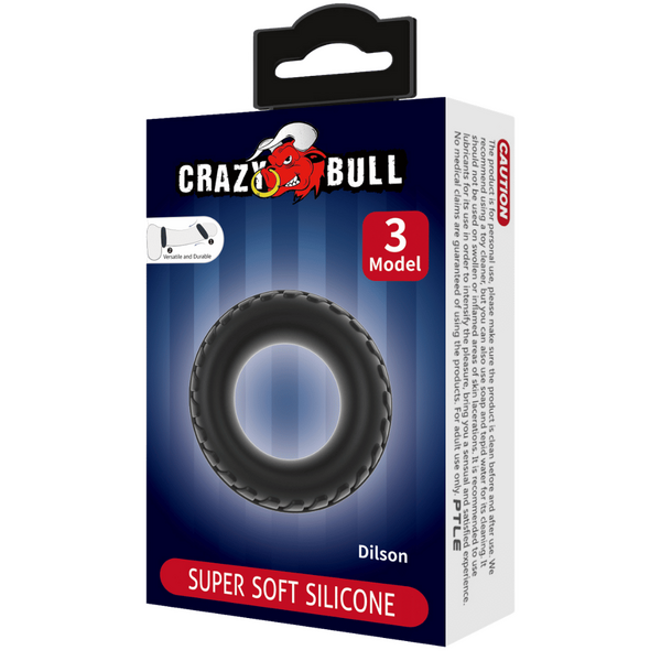 Dilson Super Soft Silicone Cockring – High-Quality Flexible Silicone Cockring > Cock Ring > Single