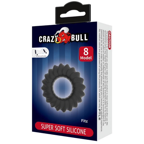 Fitz Super Soft Silicone Cockring – Comfortable Flexible Silicone Cockring > Cock Ring > Single