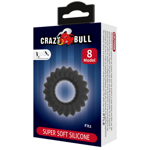 Fitz Super Soft Silicone Cockring – Comfortable Flexible Silicone Cockring > Cock Ring > Single