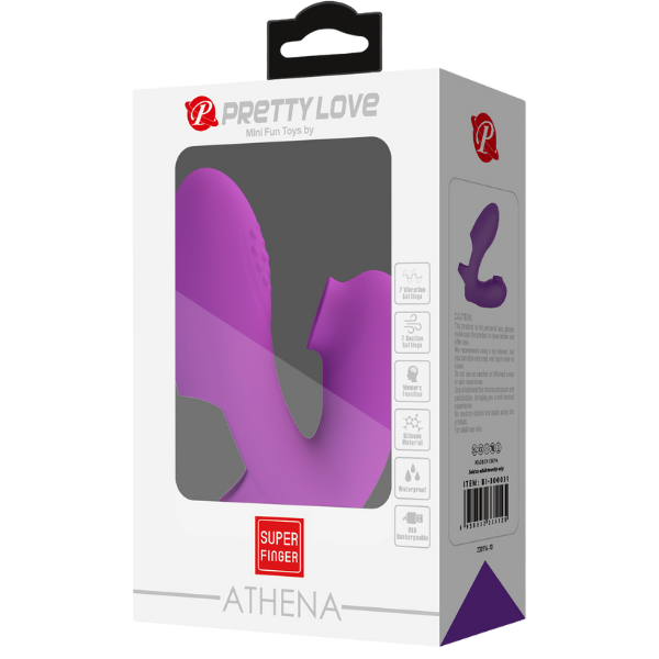 Rechargeable Athena – Silicone Finger Vibrator with 7 Vibration and Tapping Modes > Vibrators > Finger Vibrators