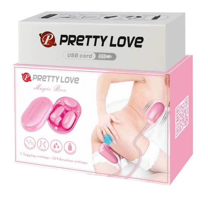 Magic Box Bullet Stimulator – Waterproof USB Rechargeable Vibrator with Tapping and Vibration > Vibrators > Mini Vibrators
