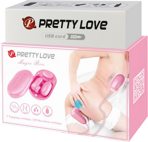 Magic Box Bullet Stimulator – Waterproof USB Rechargeable Vibrator with Tapping and Vibration > Vibrators > Mini Vibrators