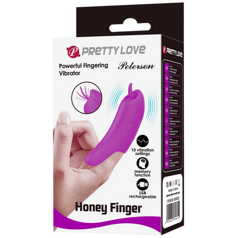 Peterson Rechargeable Honey Finger – Luxury Silicone Finger Vibrator > Vibrators > Finger Vibrators