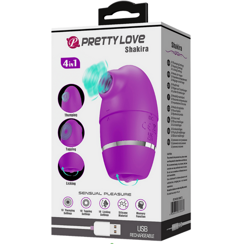 4in1 Thumping Shakira – 12 Function Silicone Vibrator > Sex Toys For Ladies > Clitoral Vibrators and Stimulators