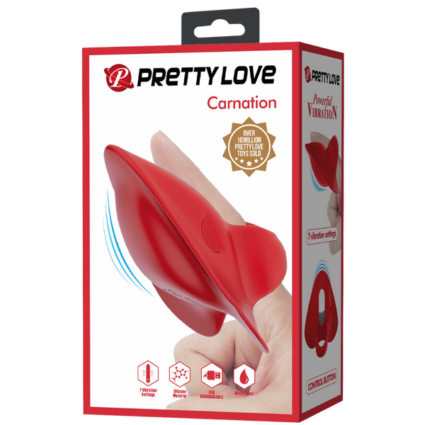 The Rose Finger Vibrator is Rechargeable with 7 Vibration Modes and an Extremely Soft Surface for Body Stimulation > Vibrators > Finger Vibrators
