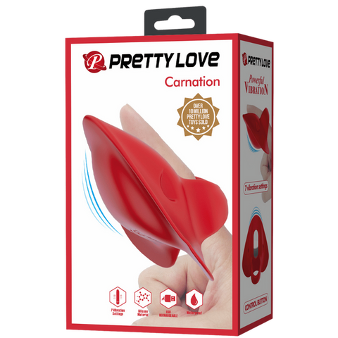The Rose Finger Vibrator is Rechargeable with 7 Vibration Modes and an Extremely Soft Surface for Body Stimulation > Vibrators > Finger Vibrators
