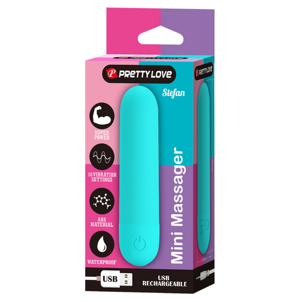 Stefan Rechargeable Mini Massager – Compact Vibrating Bullet Vibrator > Vibrators > Mini Vibrators