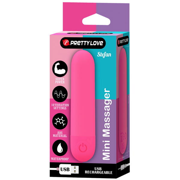 Stefan Rechargeable Mini Massager – Compact Vibrating Bullet Vibrator > Vibrators > Mini Vibrators