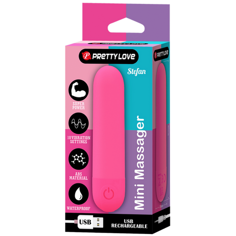Stefan Rechargeable Mini Massager – Compact Vibrating Bullet Vibrator > Vibrators > Mini Vibrators