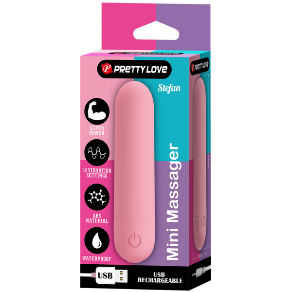 Stefan Rechargeable Mini Massager – Compact Vibrating Bullet Vibrator > Vibrators > Mini Vibrators