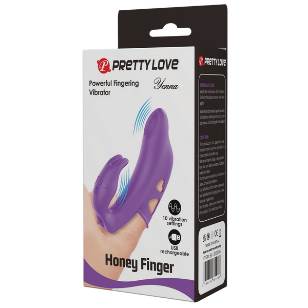 Honey Finger Rechargeable Yenna – Finger Sleeve Vibrator > Vibrators > Finger Vibrators