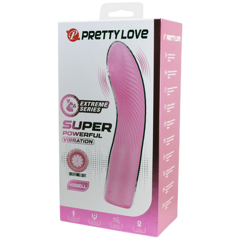 Kissell Rechargeable Vibrator – 10 Function, Breathing Light Design, Slim Silicone Body > Vibrators > G-Spot