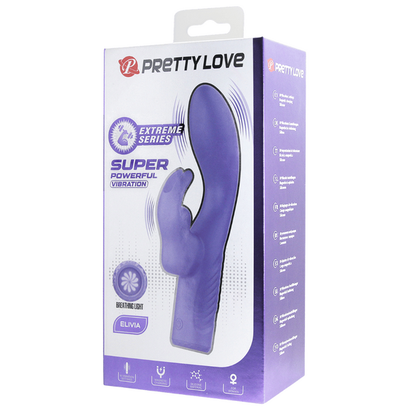 Rechargeable Elivia – 10 Function Silicone G-Spot Vibrator with Breathing Light > Vibrators > Ladies > Rabbit