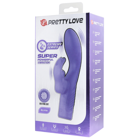 Rechargeable Elivia – 10 Function Silicone G-Spot Vibrator with Breathing Light > Vibrators > Ladies > Rabbit