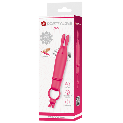 Delia Bunny Finger Vibrator – Silicone 10-Mode Finger Vibrator > Vibrators > Finger Vibrators