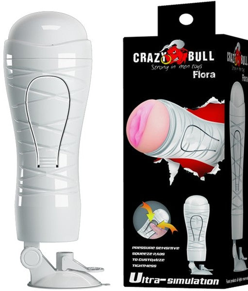 Flora Pussy Masturbator – Lifelike Sleeve with Suction Cup Base Stroker > Sex Toys For Men > Masturbators > Manual
