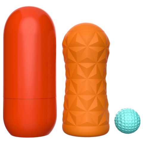 Victoria Masturbator Sleeve – Reusable Stimulation Sleeve with Coil and Ball > Sex Toys For Men > Masturbators Cup