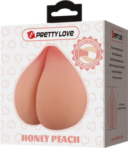 Honey Peach Masturbator – Realistic Textured Male Masturbator and Penis Trainer > Sex Toys For Men > Masturbators > Manual