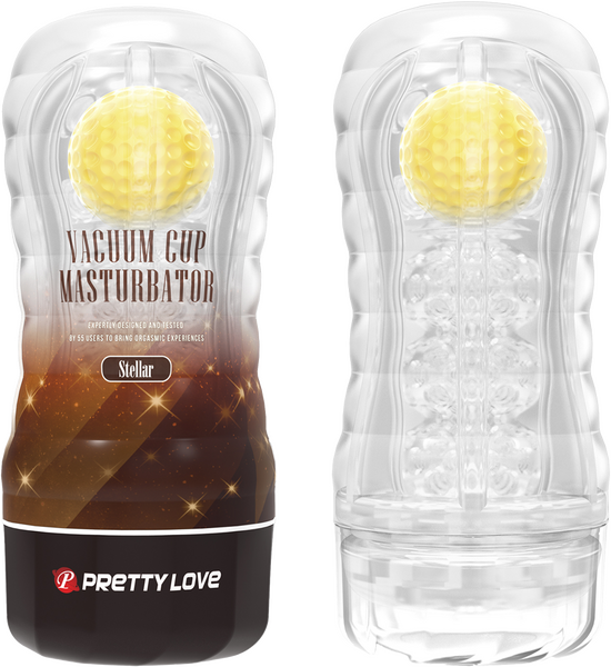 Stellar Ball Rolling Vacuum Ribbed Realistic Masturbator Cup > Sex Toys For Men > Masturbators Cup
