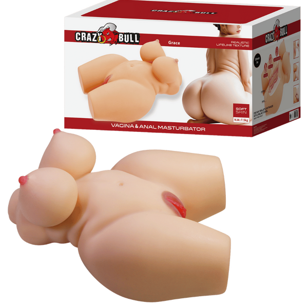 Grace Sort Skin Anatomically Precise Masturbator – Weighted Core Vagina and Anal Stimulator > Sex Toys > Sex Dolls > Premium