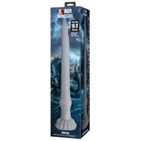 Basilisk Rippled Monster – 16.9 Inch Silicone Dildo > Dildos > Fantasy