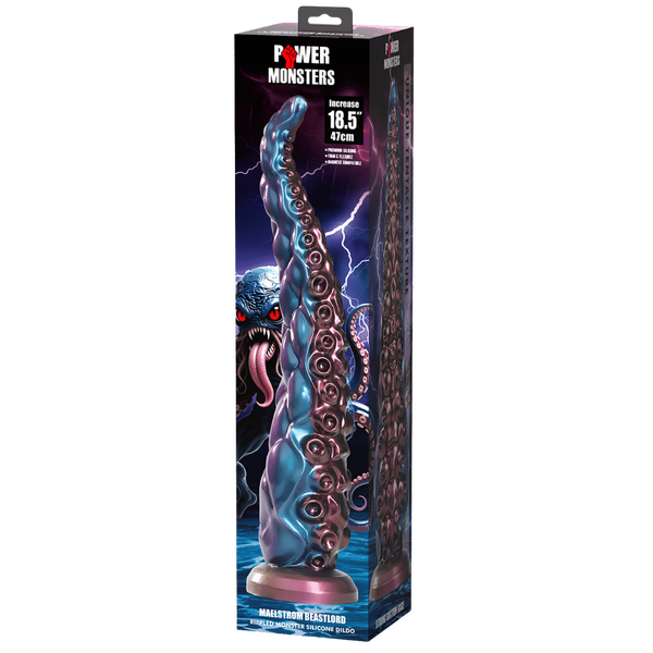 Maelstrom Beastlord – 18.5 Inch Wavy Double Layered Tentacle Dildo > Dildos > Oversized Toys