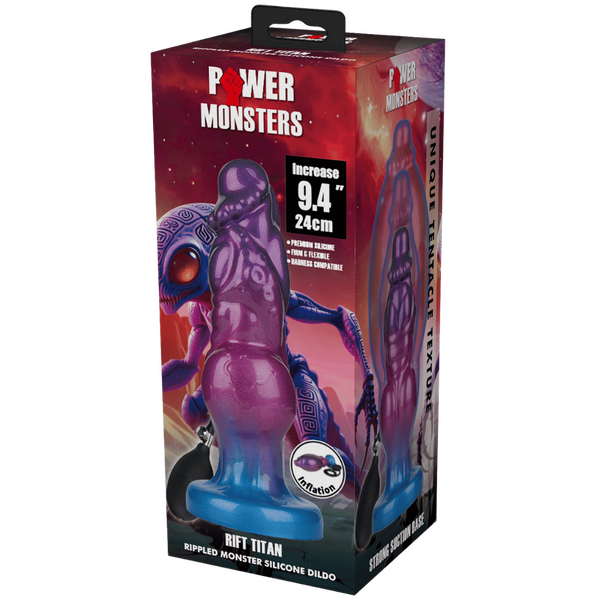 Rift Titan - 9.4 Inch Silicone Inflatable Monster Dildo > Dildos > Large Dildos